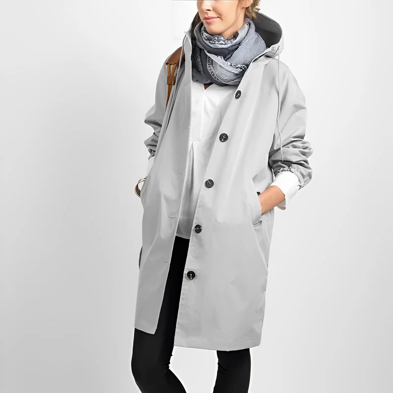Madeline | Waterproof Hooded Rain Jacket