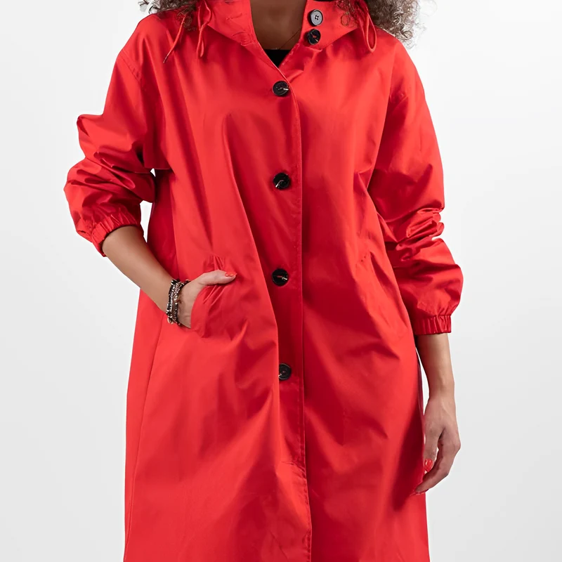 Madeline | Waterproof Hooded Rain Jacket