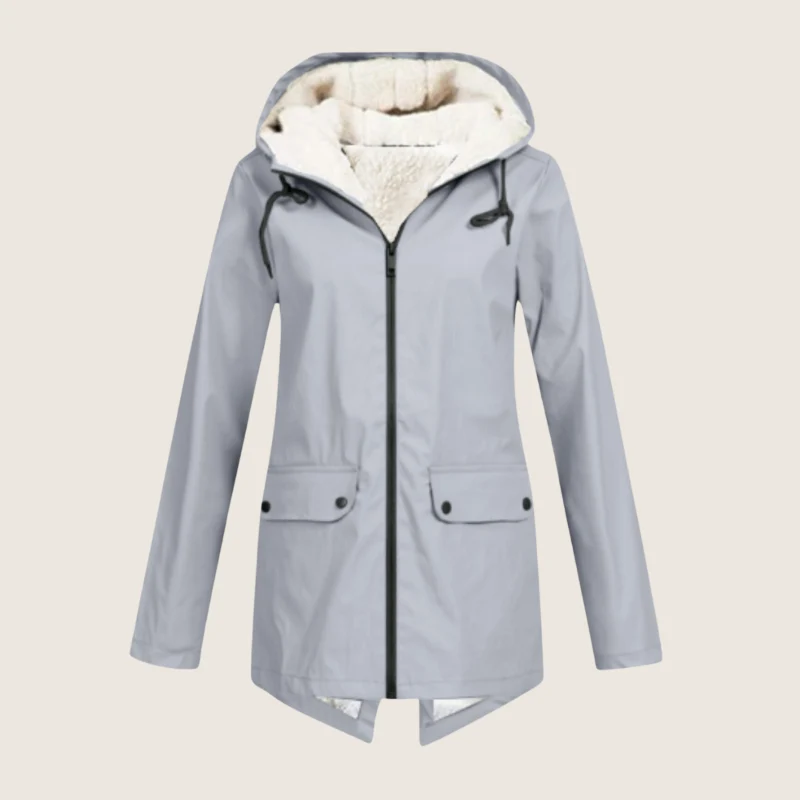 Jessica | Modern & Warm Waterproof Rain Jacket