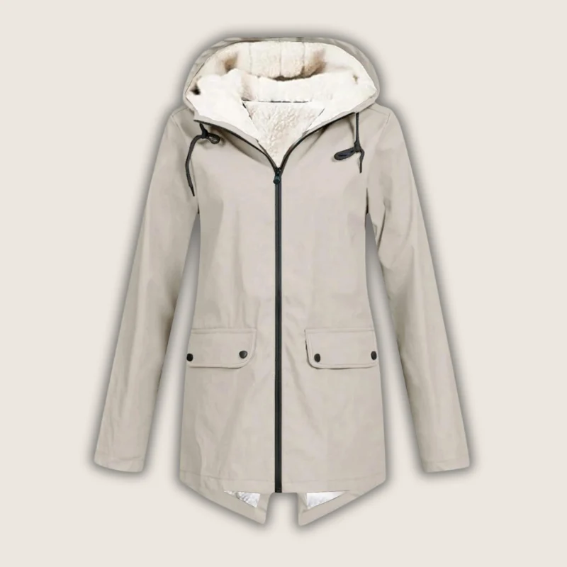 Jessica | Modern & Warm Waterproof Rain Jacket
