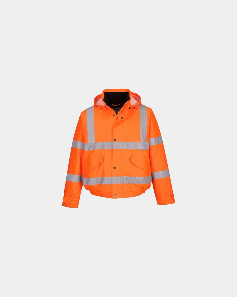 Warnjacke Hi-Vis Polyester 100% Portwest zum Personalisieren