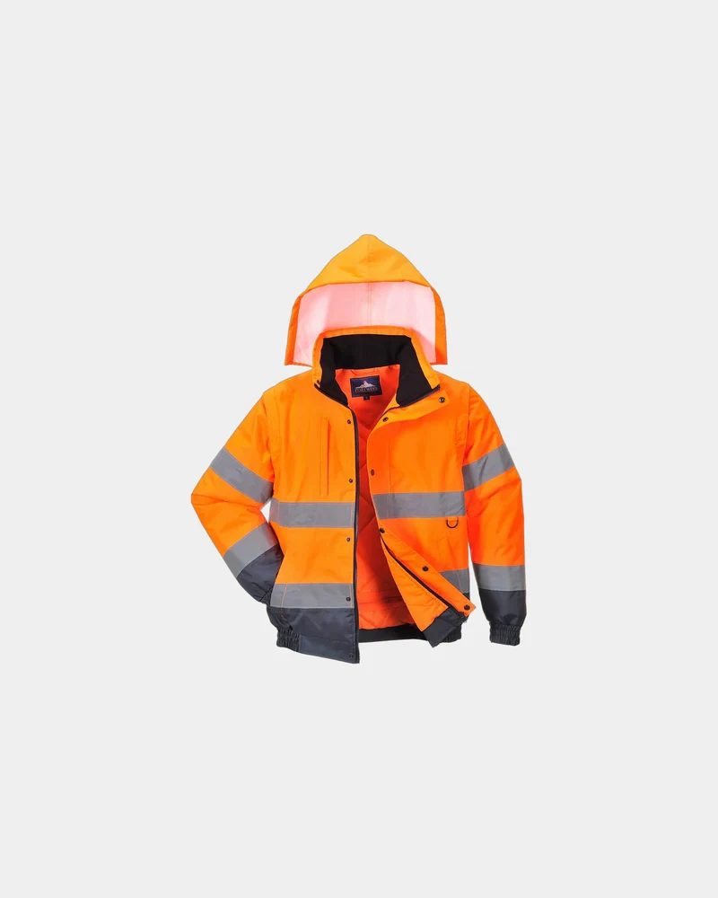Jacke 2-in-1 HiVis Polyester Portwest zum Personalisieren