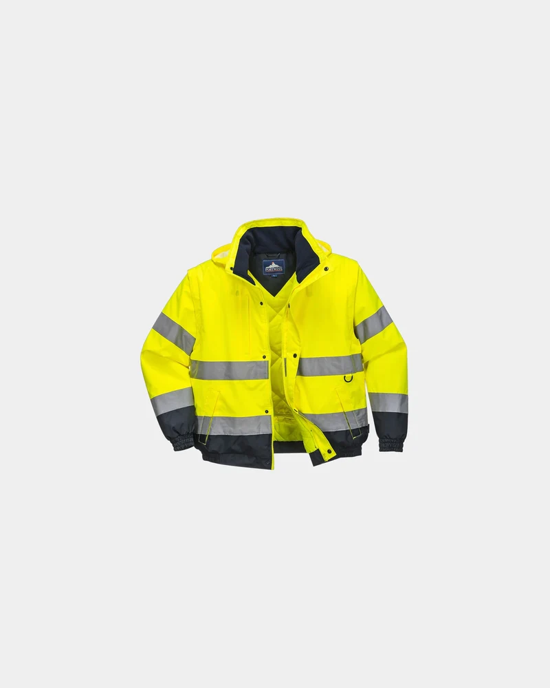 Jacke 2-in-1 HiVis Polyester Portwest zum Personalisieren