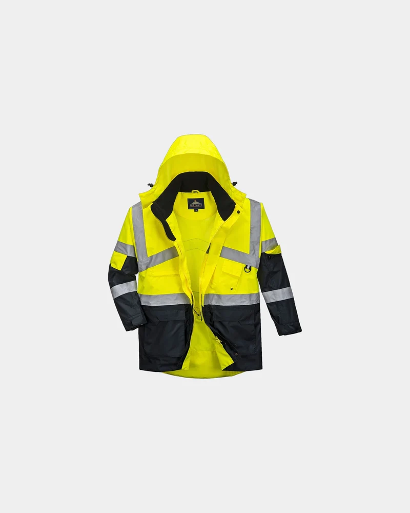 Parka zweifarbig atmungsaktiv Polyester zum Personalisieren