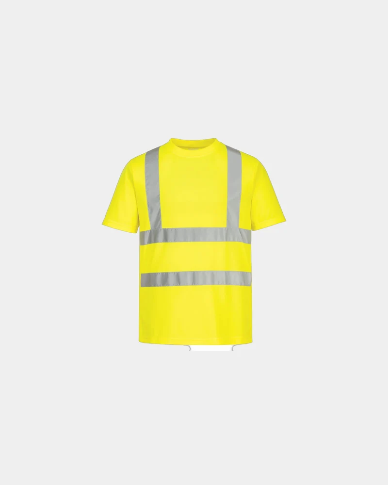 T-Shirt hochsichtbar 100% recyceltes Polyester zum Personalisieren