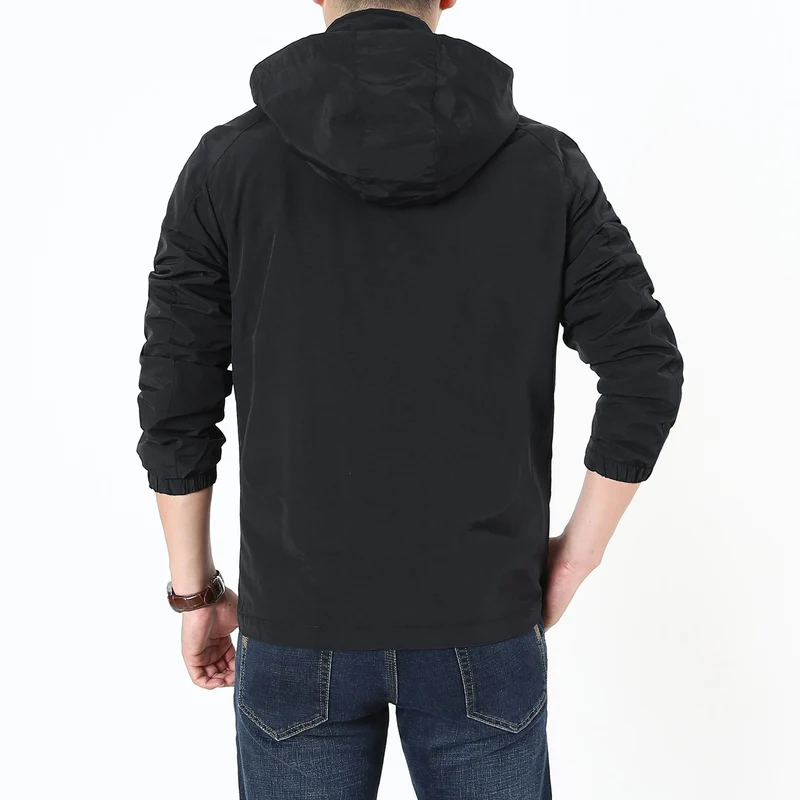 Herren leichter atmungsaktiver Fieldparka mit Mesh‑Futter und Kapuze Drune