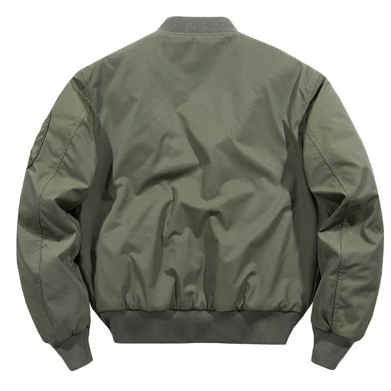 Herren Kurz geschnittener Utility-Bomber mit Multifunktionstaschen und geripptem Bund Drune