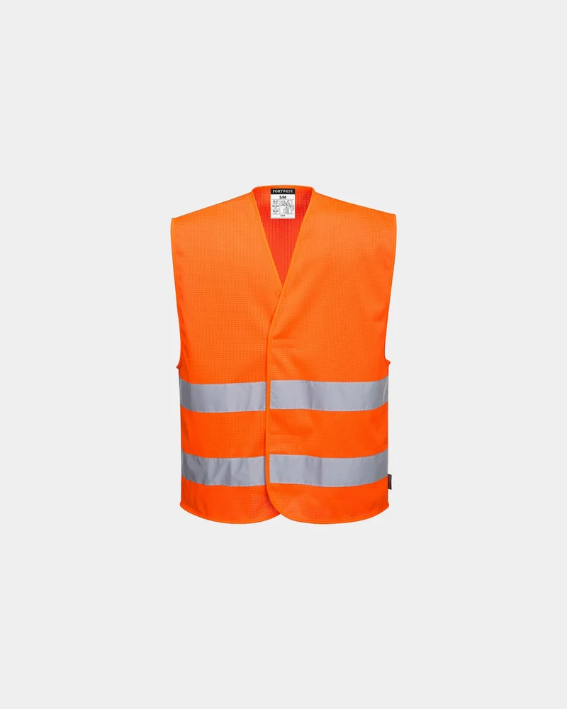 Warnweste Netzgewebe MeshAir Portwest zum Personalisieren
