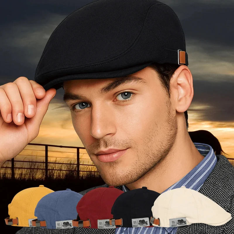 Oliver | Classic and Comfortable Cotton Flat Cap