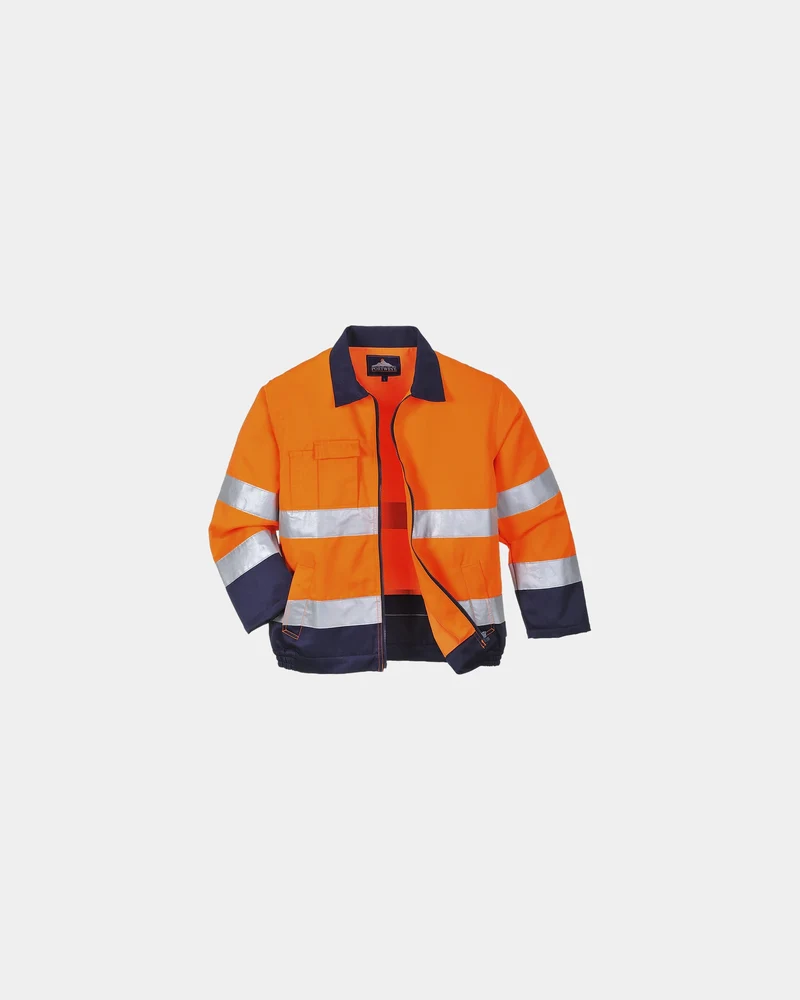 Hi-Vis-Jacke Polycotton robust Madrid zum Personalisieren