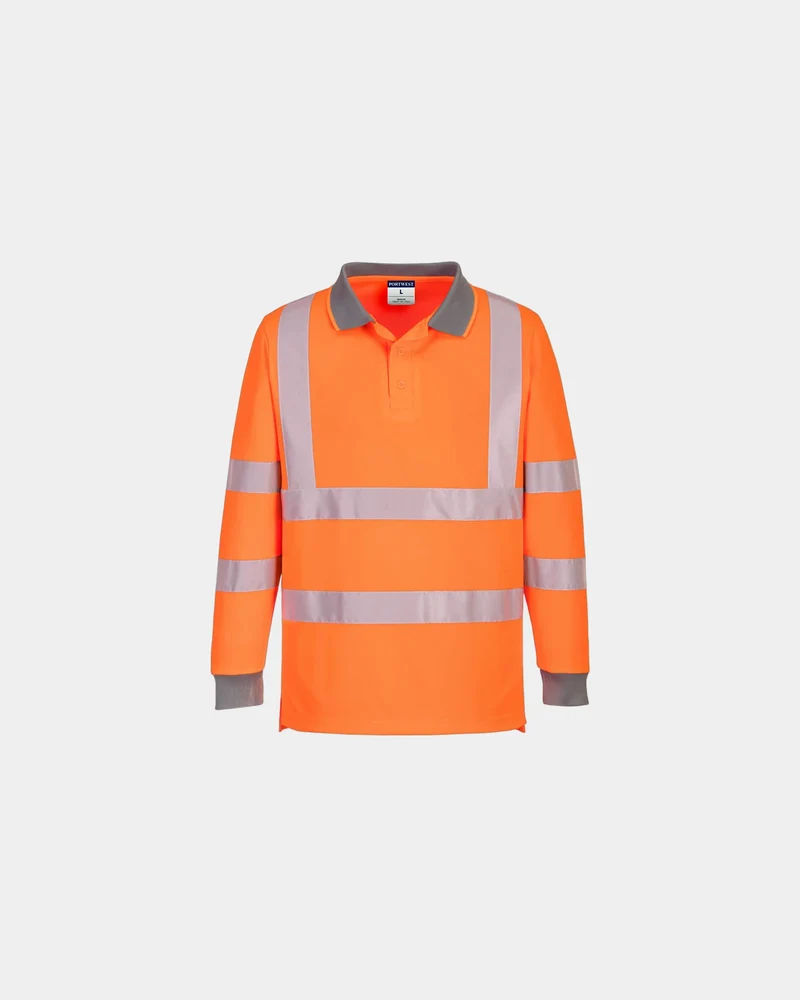 Poloshirt hochsichtbar recycelt Eco zum Personalisieren