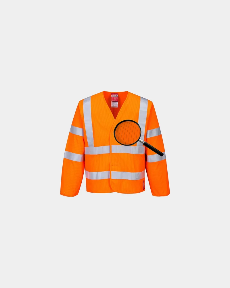 Warnjacke antistatisch leicht Hi-Vis zum Personalisieren