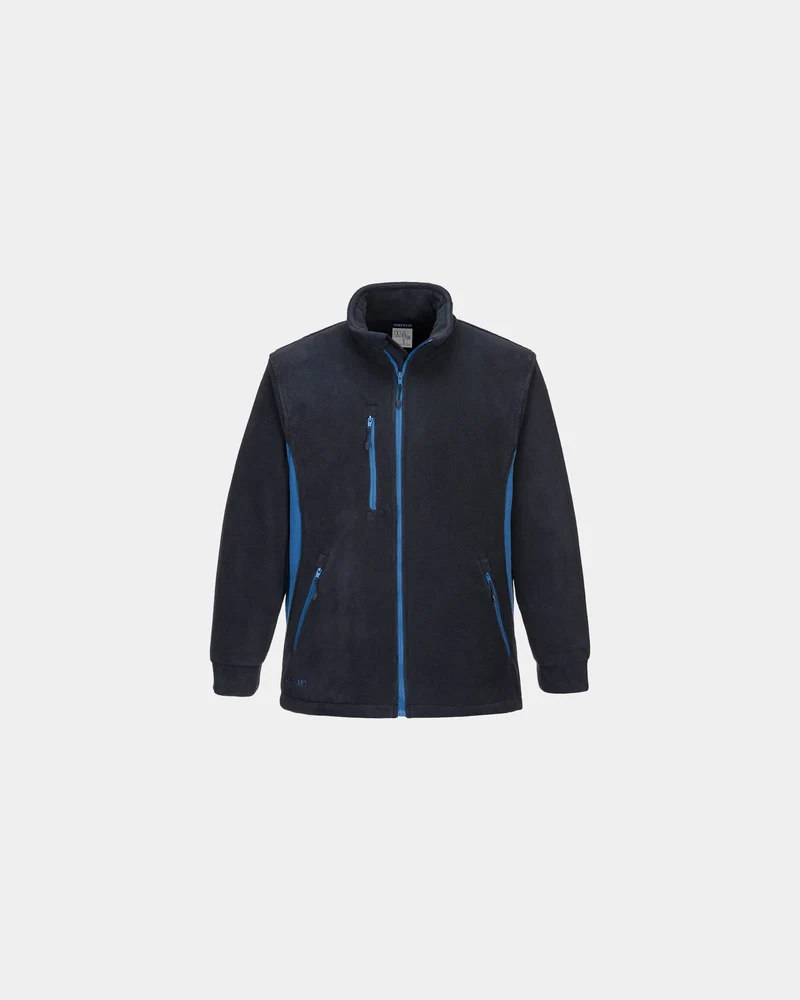 Fleecejacke zweifarbig Portwest Texo zum Personalisieren
