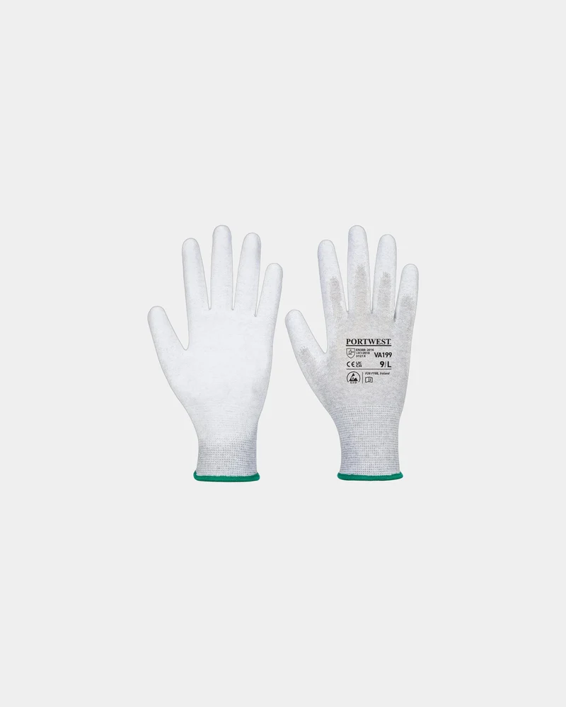 Arbeitshandschuh antistatisch PU Nylon zum Personalisieren