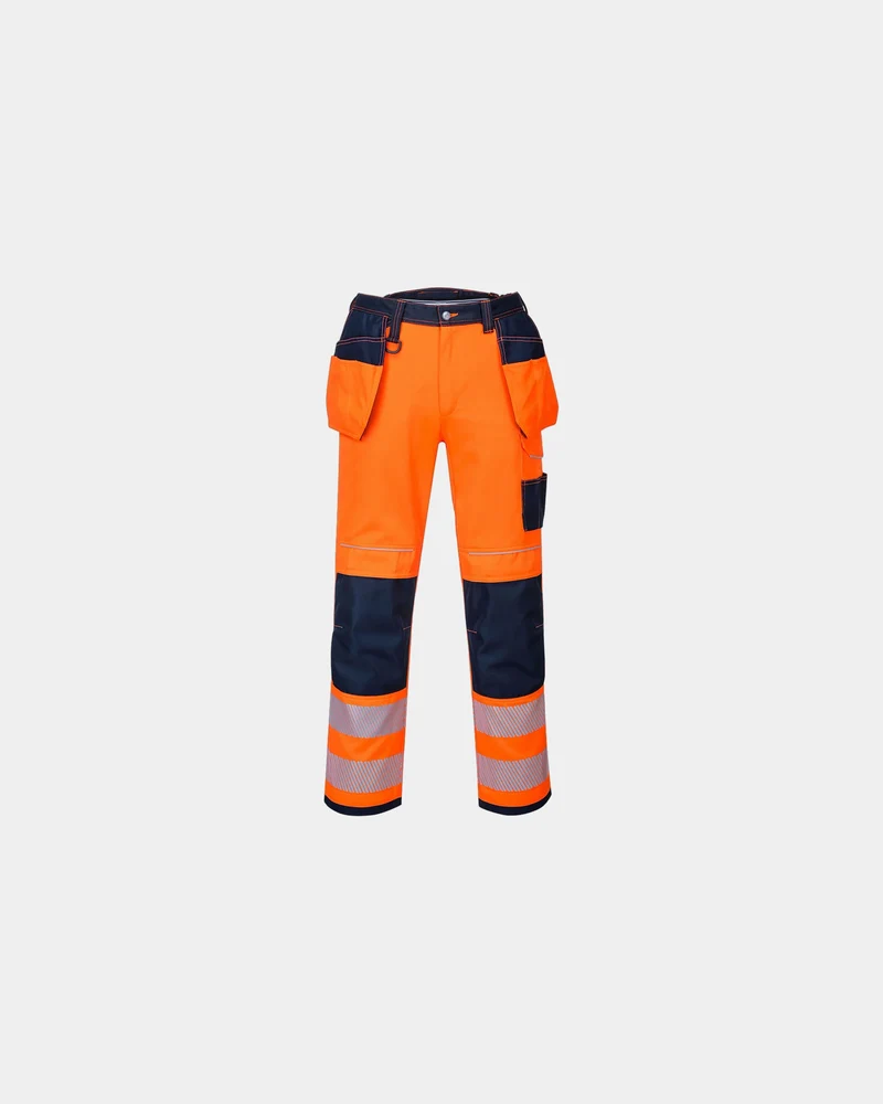 Arbeitshose Warnschutz Portwest PW3 zum Personalisieren