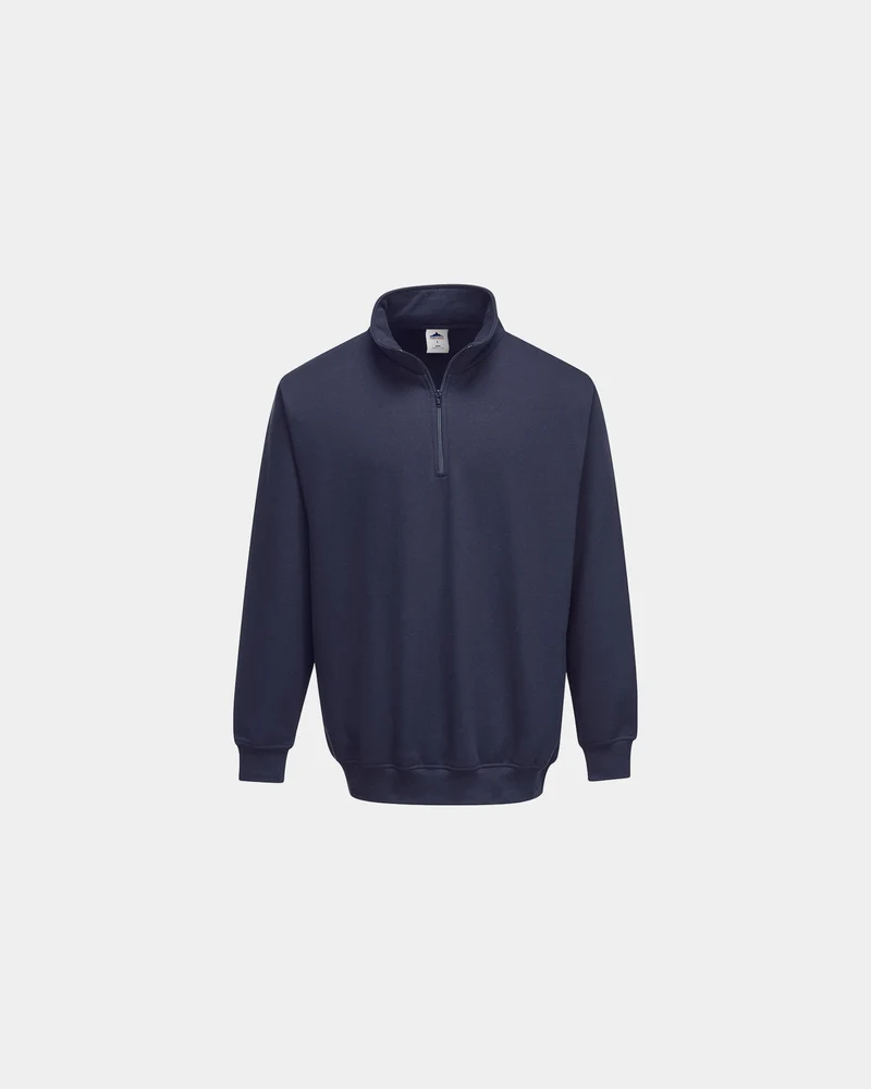 Sweatshirt mit Reißverschluss Sorrento zum Personalisieren