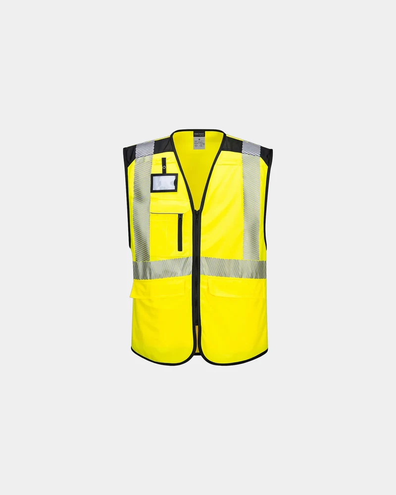 Multitaschen-Warnweste Polyester zum Personalisieren