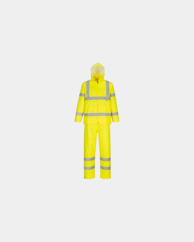 Regenjacke hochsichtbar 100% Baumwolle zum Personalisieren
