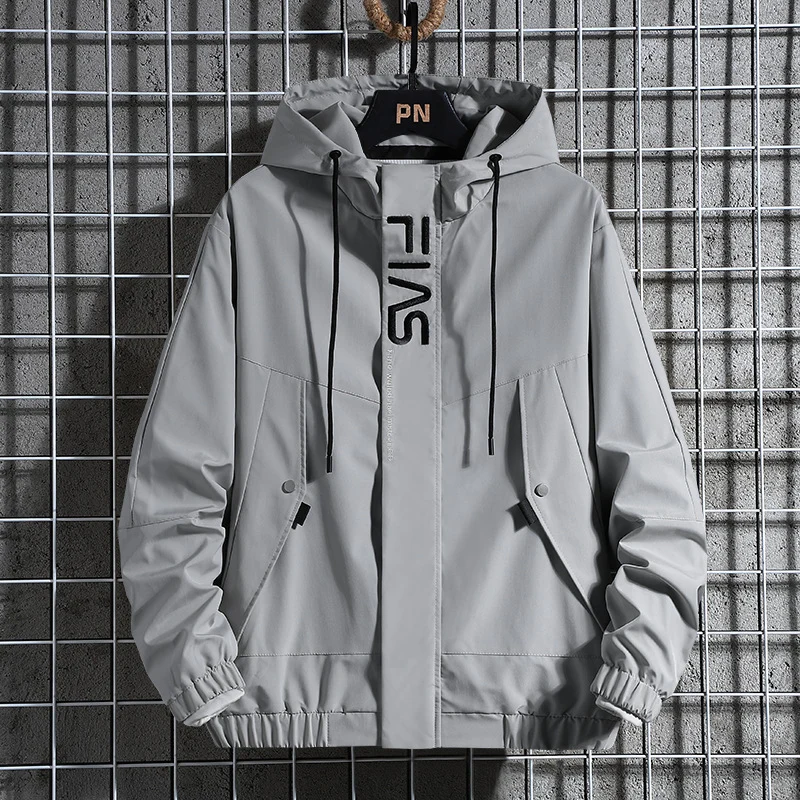 Herren Kapuzen-Fieldparka mit verdeckter Reißverschlussblende, Teddyfleece-Ärmelinnenfutter und Multifunktionstaschen Drune