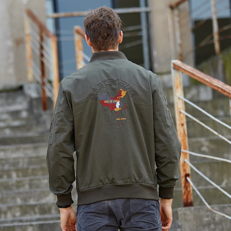 Herren Kapuzen-Canvasjacke im Military-Utility-Stil mit Camouflagemanschette und Rippbündchen Drune