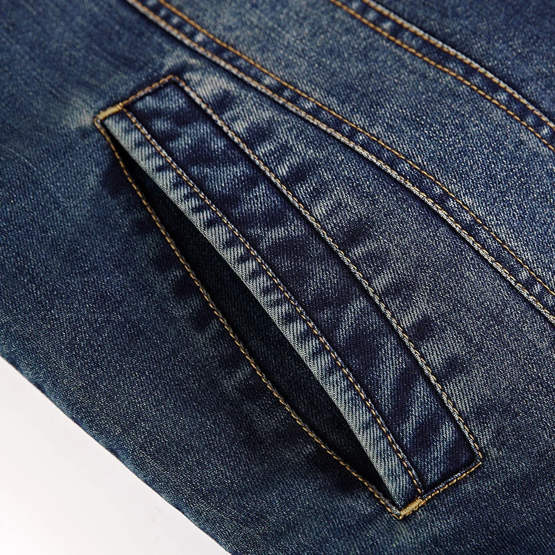 Herren Jeansjacke mit Sherpa‑Futter und wärmender Teddyinnenlage Drune