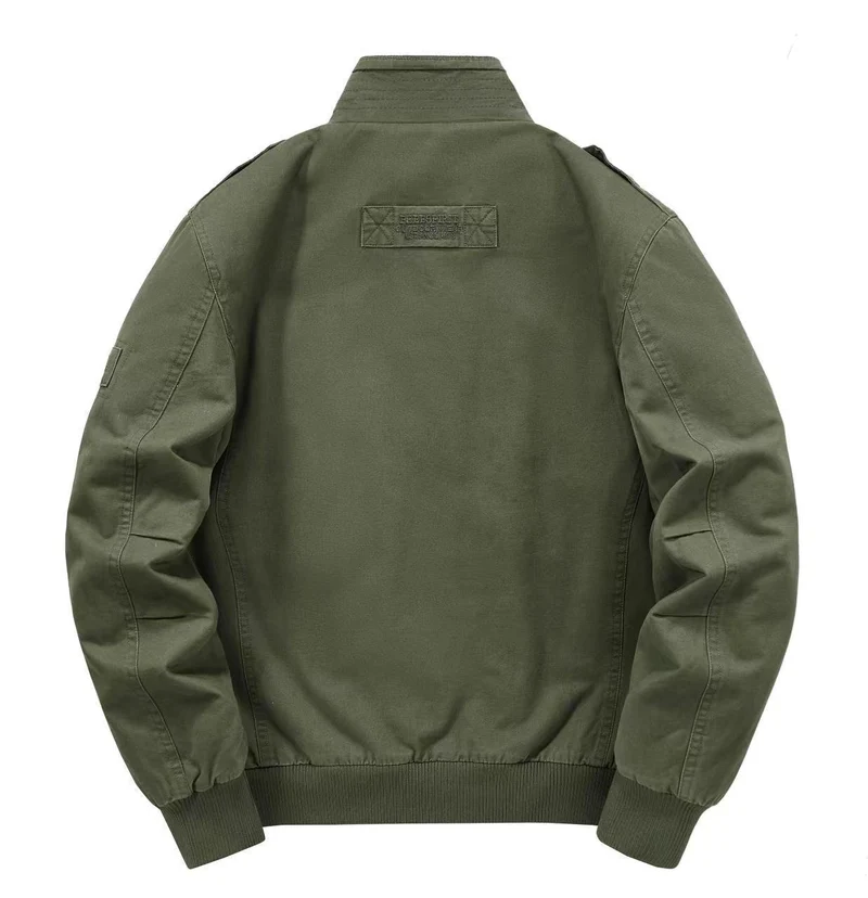 Herren Isolierter Field-Blouson mit vollem Teddyfleecefutter, verdeckter Zip-Front und Utility-Taschen Drune