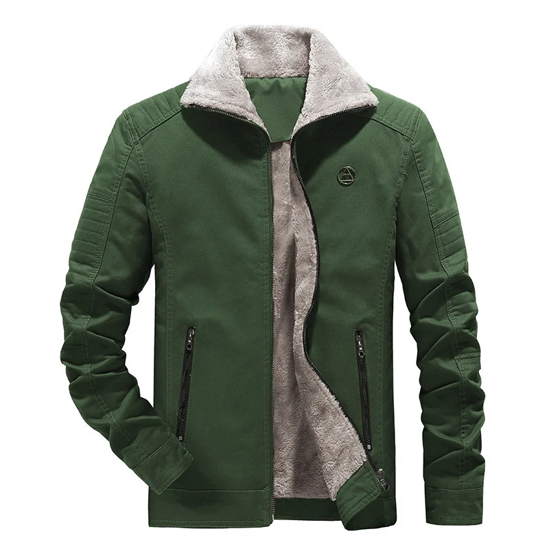 Herren Hybrid-Fliegerblouson mit Teddyfleece-Innenfutter und gesteppter Ärmepasse Drune