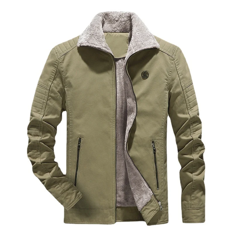Herren Hybrid-Fliegerblouson mit Teddyfleece-Innenfutter und gesteppter Ärmepasse Drune