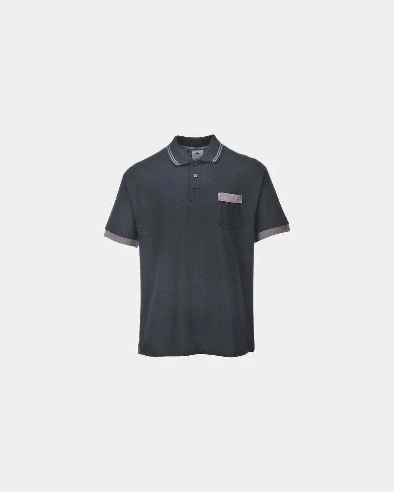 Poloshirt 210 g/m² Polyester Baumwolle Portwest Contrast zum Personalisieren