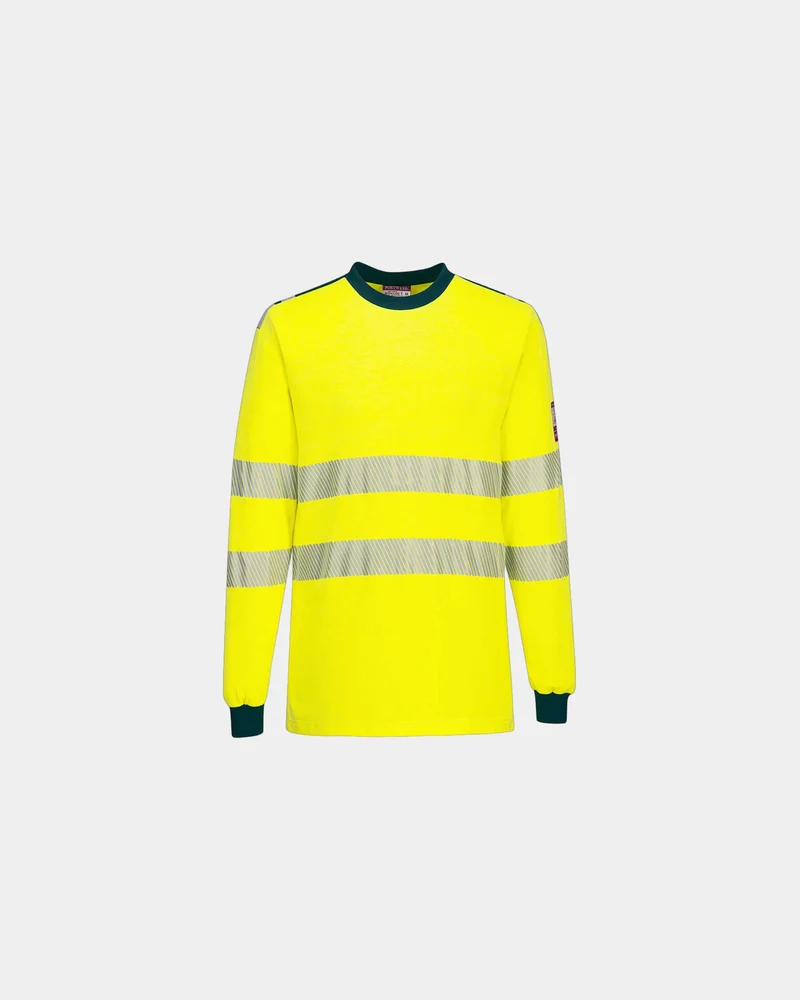T-Shirt Hi-Vis Flamme Resistenz Portwest zum Personalisieren