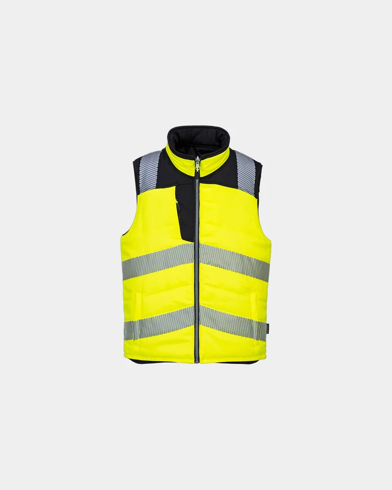 Bodywarmer hochsichtbar Portwest PW3 zum Personalisieren
