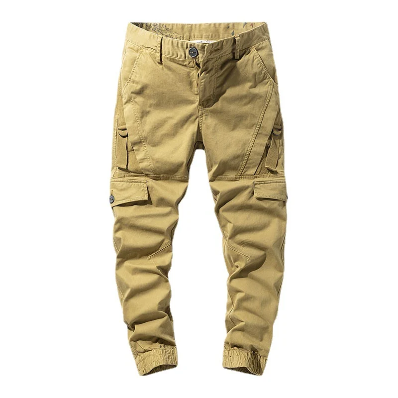 Herren funktionale Cargo‑Joggerhose im Utility‑Workstyle mit Elastikbündchen Drune