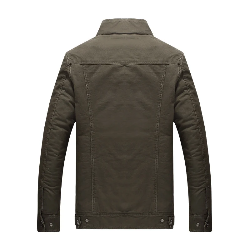 Herren Fieldblouson im Aviator-Look mit Teddyfleece-Futter und Schulterpatten Drune