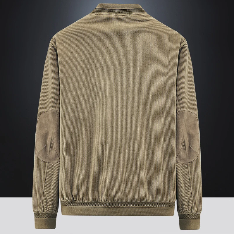 Herren Cordbomberjacke mit gesteppter Thermo-Innenfütterung und Ellbogenpatches Drune