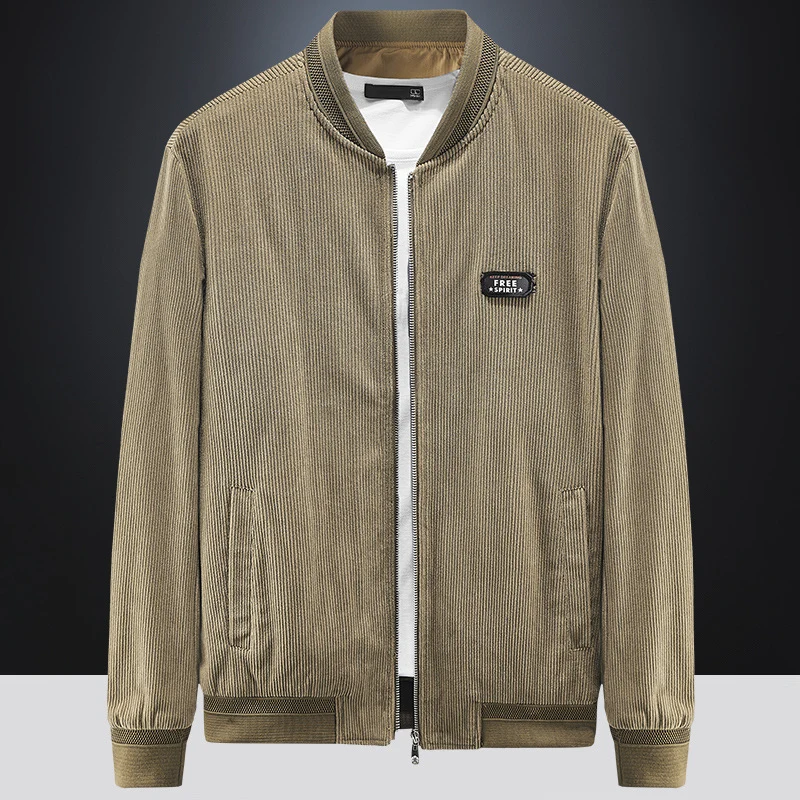 Herren Cordbomberjacke mit gesteppter Thermo-Innenfütterung und Ellbogenpatches Drune