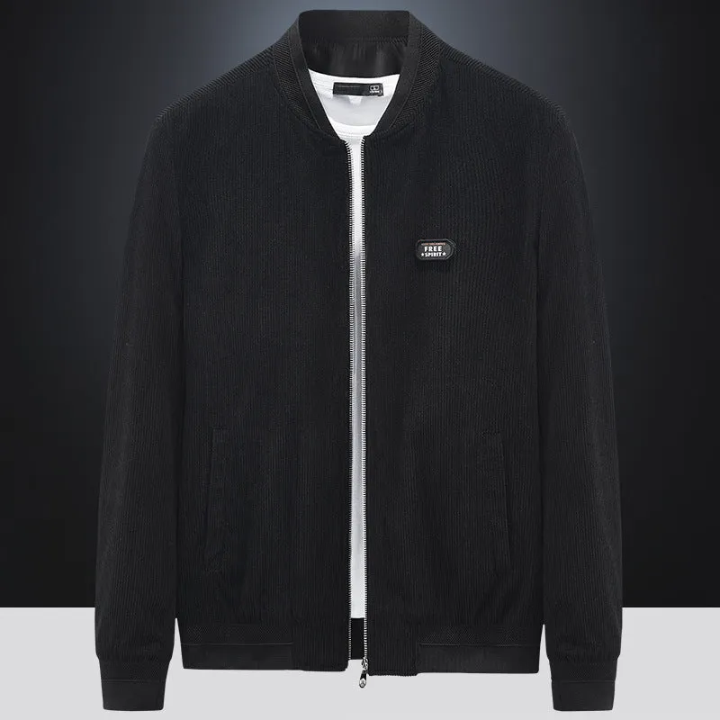 Herren Cordbomberjacke mit gesteppter Thermo-Innenfütterung und Ellbogenpatches Drune