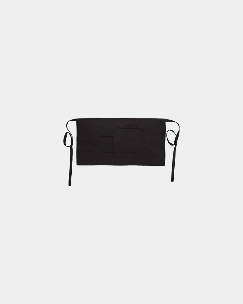 Schürze Canvas 100% Baumwolle schwarz zum Personalisieren