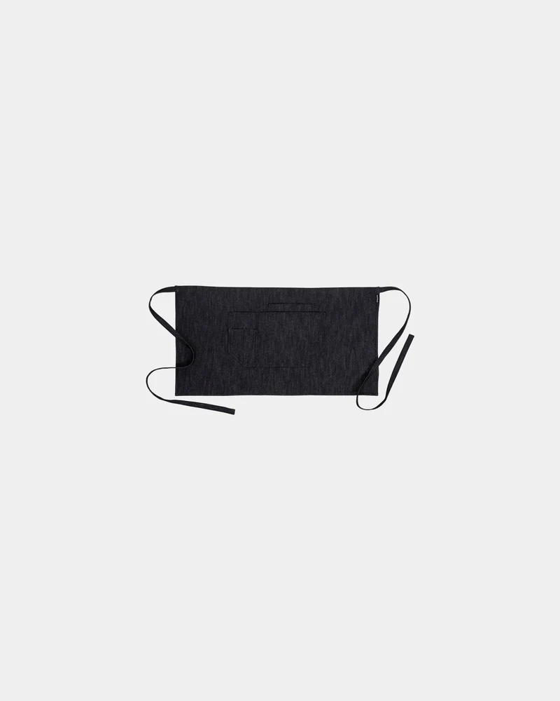 Schürze Canvas 100% Baumwolle schwarz zum Personalisieren
