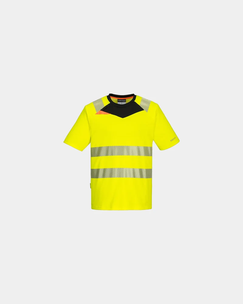 T-Shirt Portwest DX4 Hi-Vis S/S zum Personalisieren