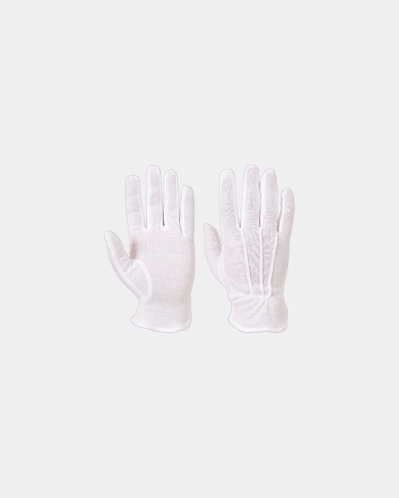 Handschuh Baumwolle PVC Microdot zum Personalisieren