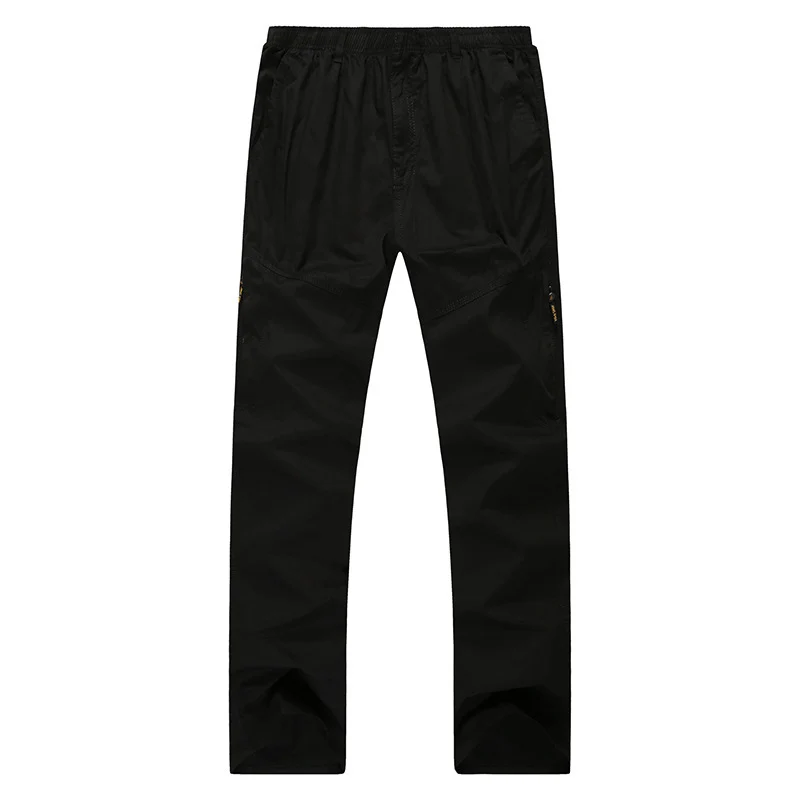 Herren Cargohose mit elastischem Bund, multifunktionalen Utility‑Taschen und geradem Schnitt Drune