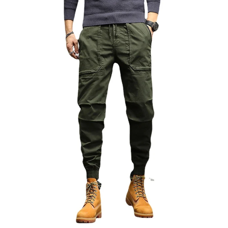 Herren Cargo-Joggerhose mit Utility-Taschen und elastischem Bündchen Drune