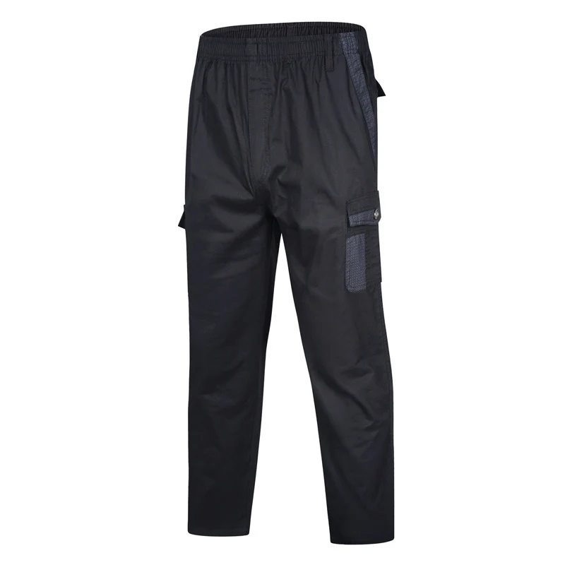 Herren Cargo-Freizeithose mit elastischem Bund, Mehrfach‑Taschen und Mesh‑Einsätzen Drune