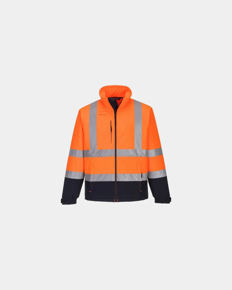 Softshelljacke bicolor Hi-Vis zum Personalisieren