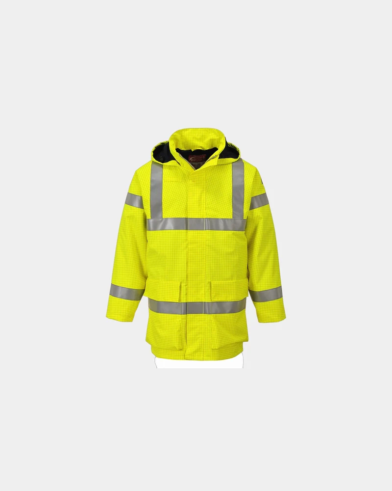 Regenjacke hi-vis zum Personalisieren