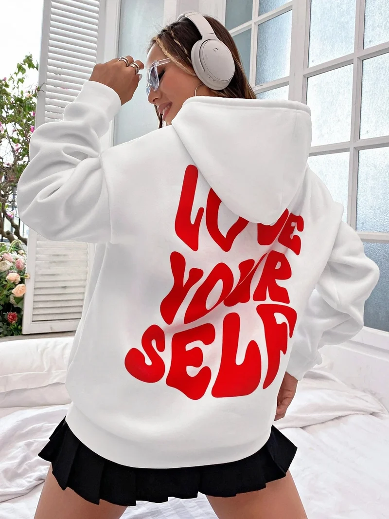 Drune - Streetwear Winter Statement Hoodie für Frauen