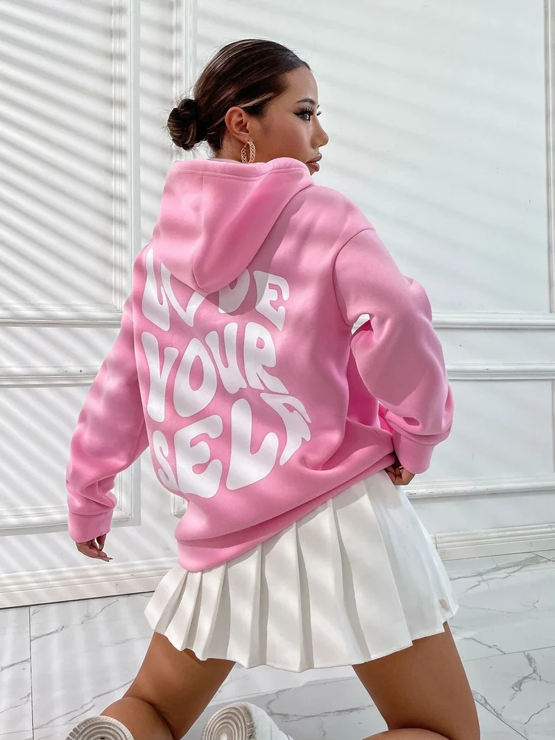 Drune - Streetwear Winter Statement Hoodie für Frauen