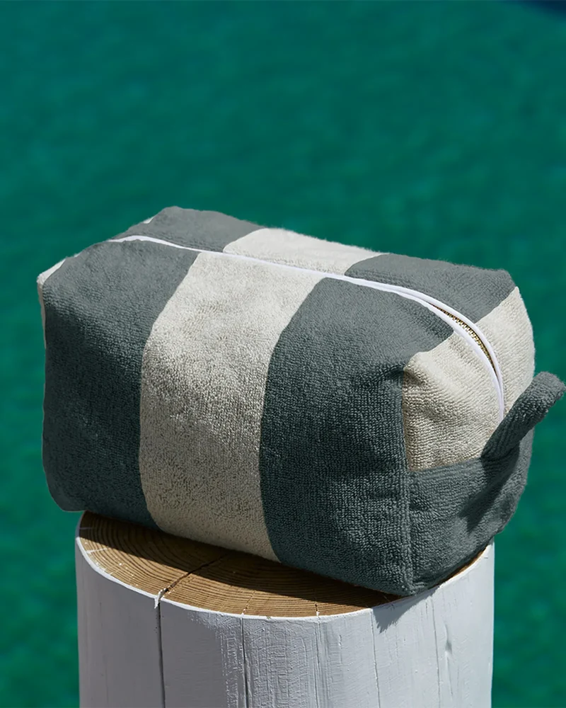 Kosmetiktasche Bio-Baumwolle La Handtuch Paris Riviera zum Personalisieren