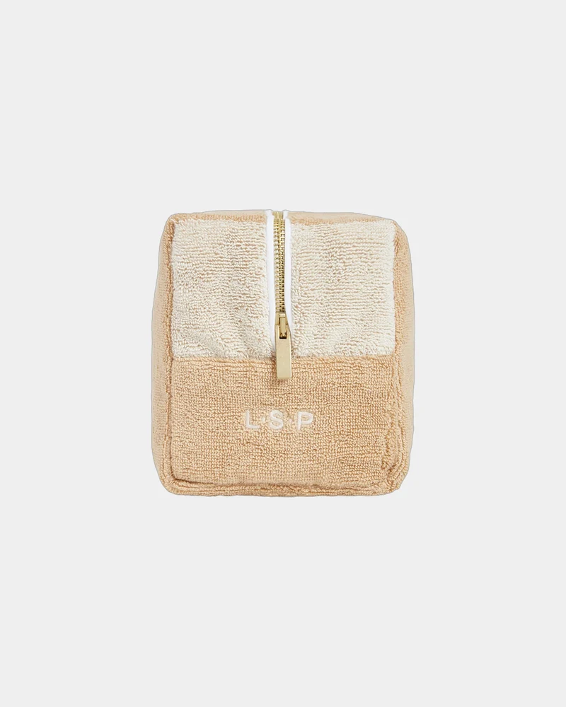 Kosmetiktasche Bio-Baumwolle La Handtuch Paris Riviera zum Personalisieren