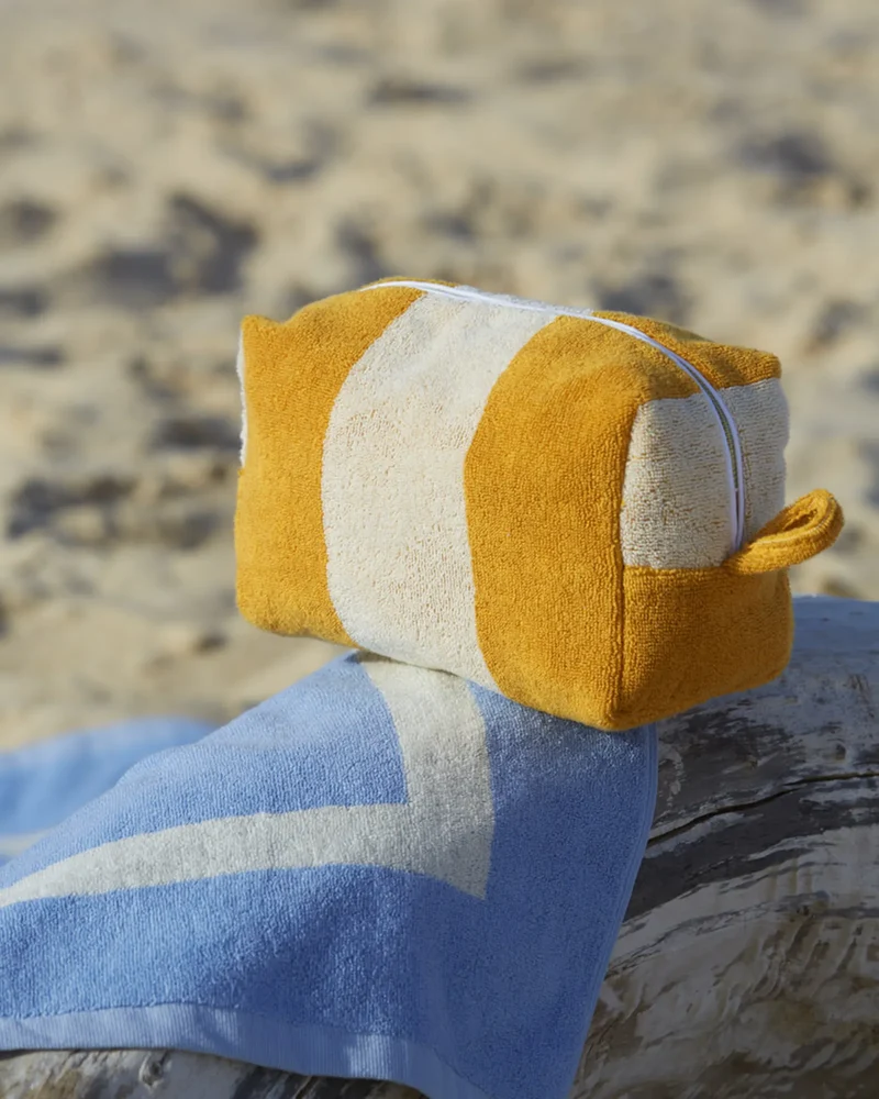 Kosmetiktasche Bio-Baumwolle La Handtuch Paris Riviera zum Personalisieren